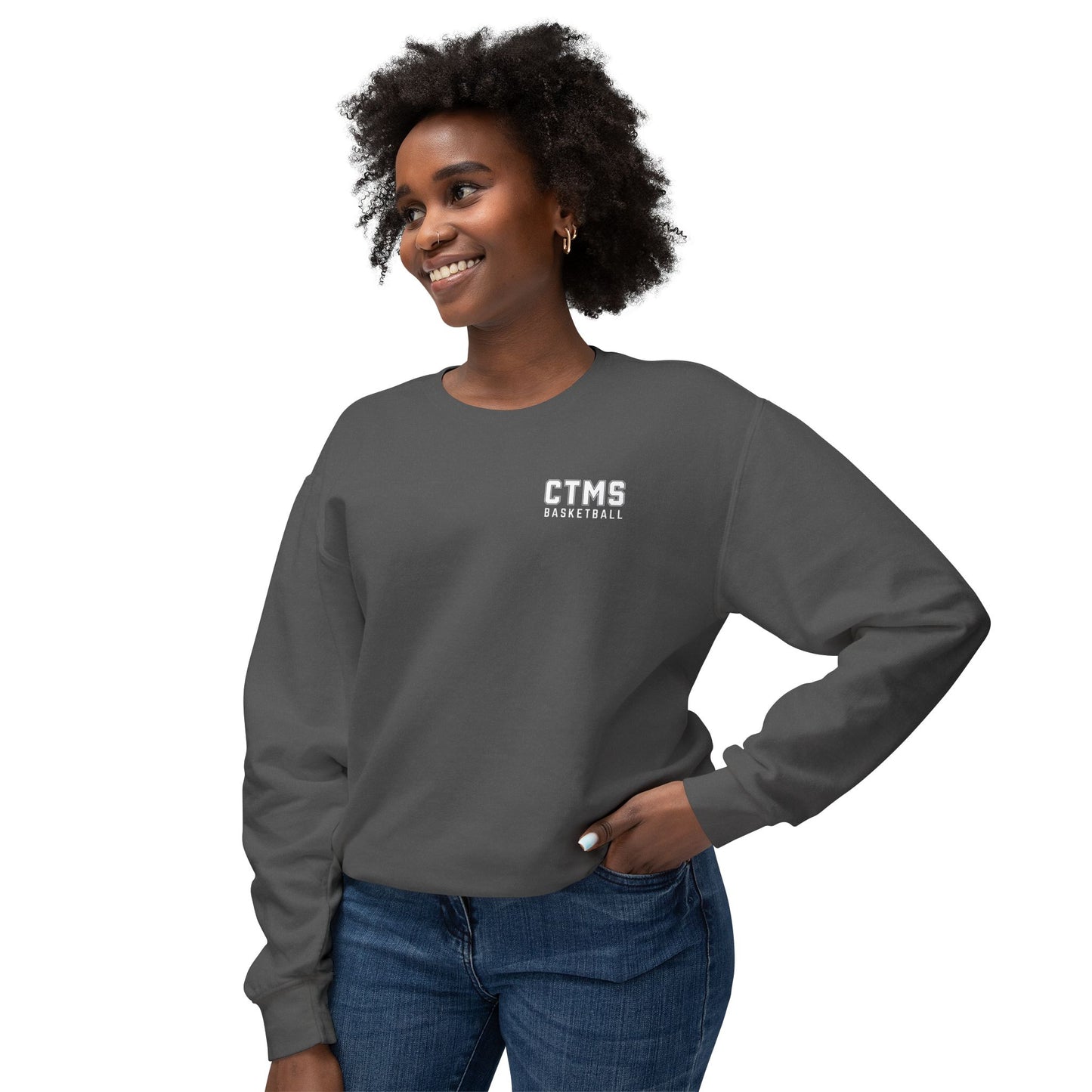 CTMS Basketball Unisex Lightweight Crewneck Sweatshirt - Perfect for Fans & Players