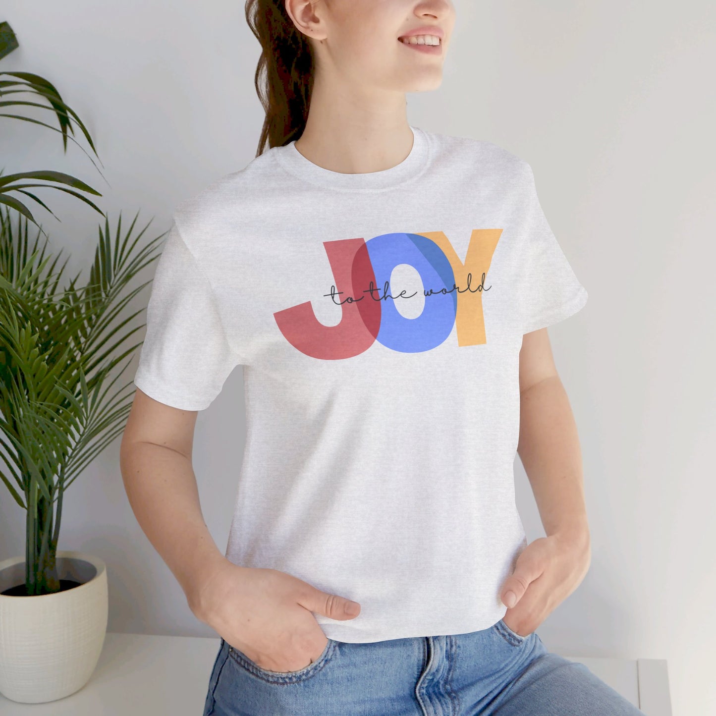 Joy to the World - Unisex Jersey Short Sleeve Tee