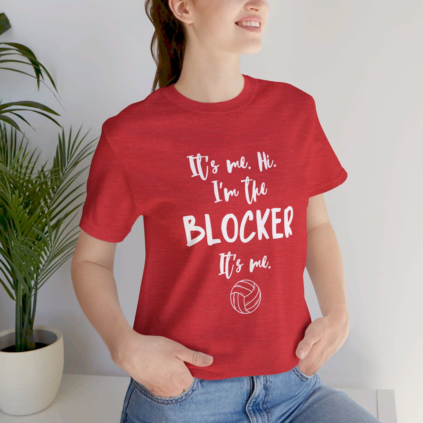I'm the Blocker - Copy of Unisex Jersey Short Sleeve Tee
