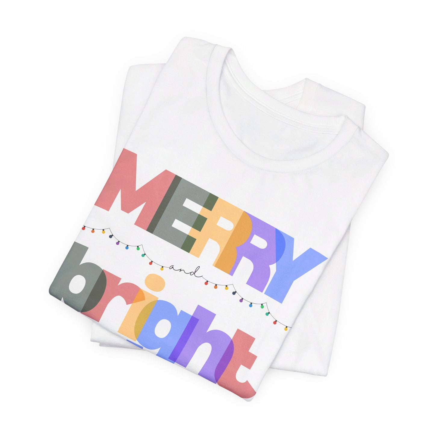 Merry and Bright Unisex Jersey Short Sleeve Tee