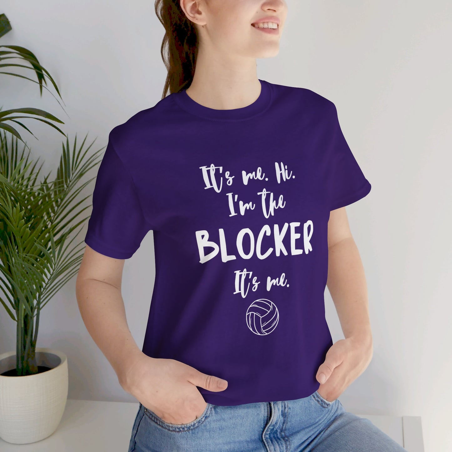 I'm the Blocker - Copy of Unisex Jersey Short Sleeve Tee