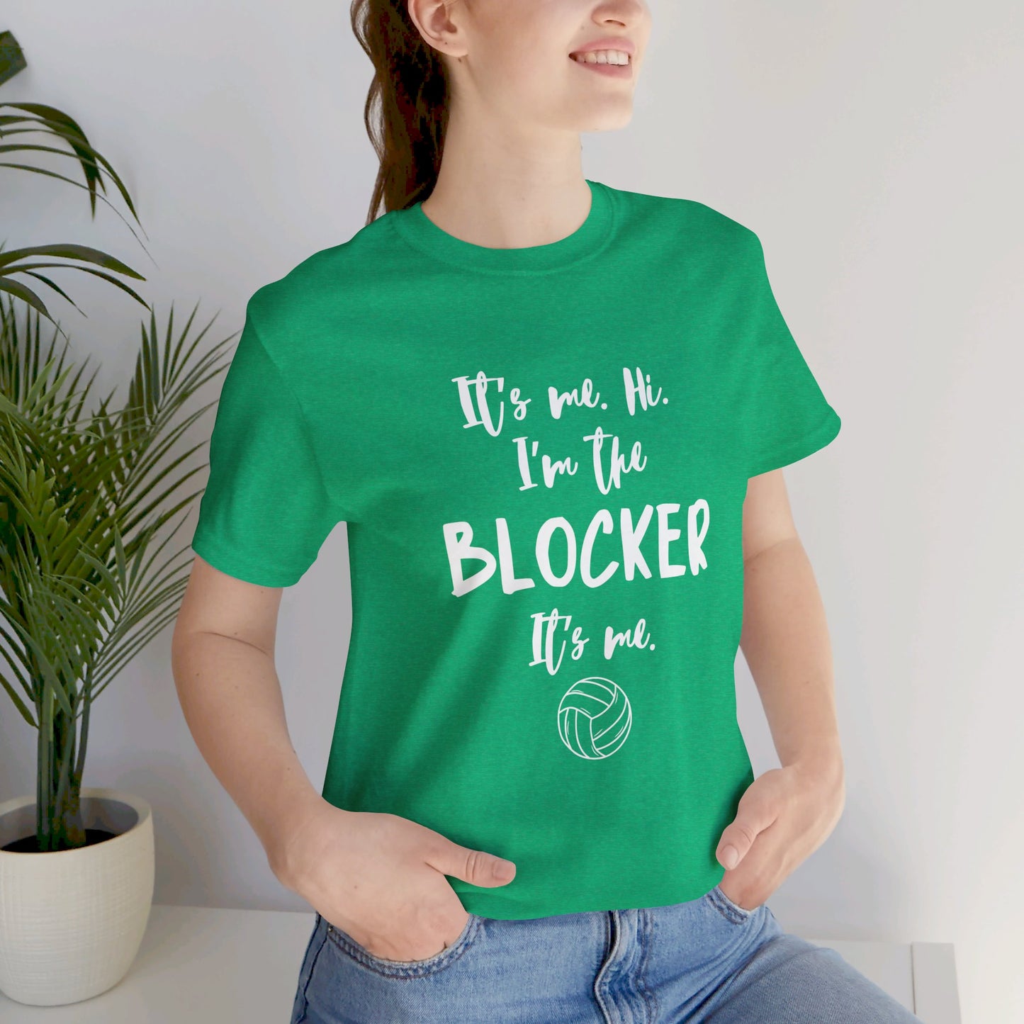 I'm the Blocker - Copy of Unisex Jersey Short Sleeve Tee