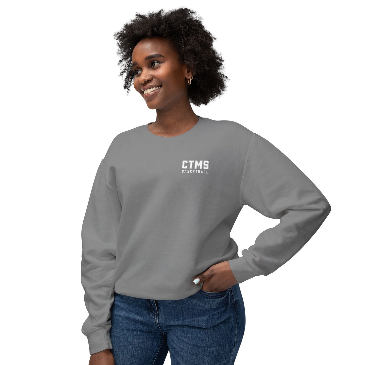 CTMS Basketball Unisex Lightweight Crewneck Sweatshirt - Perfect for Fans & Players