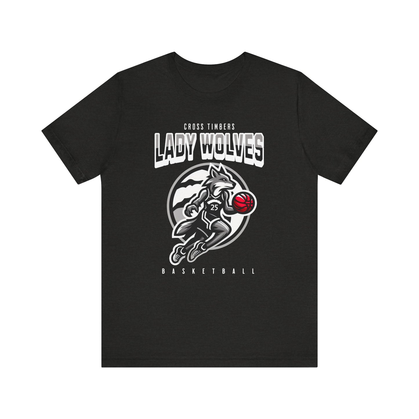Lady Wolves Basketball Unisex Jersey Tee