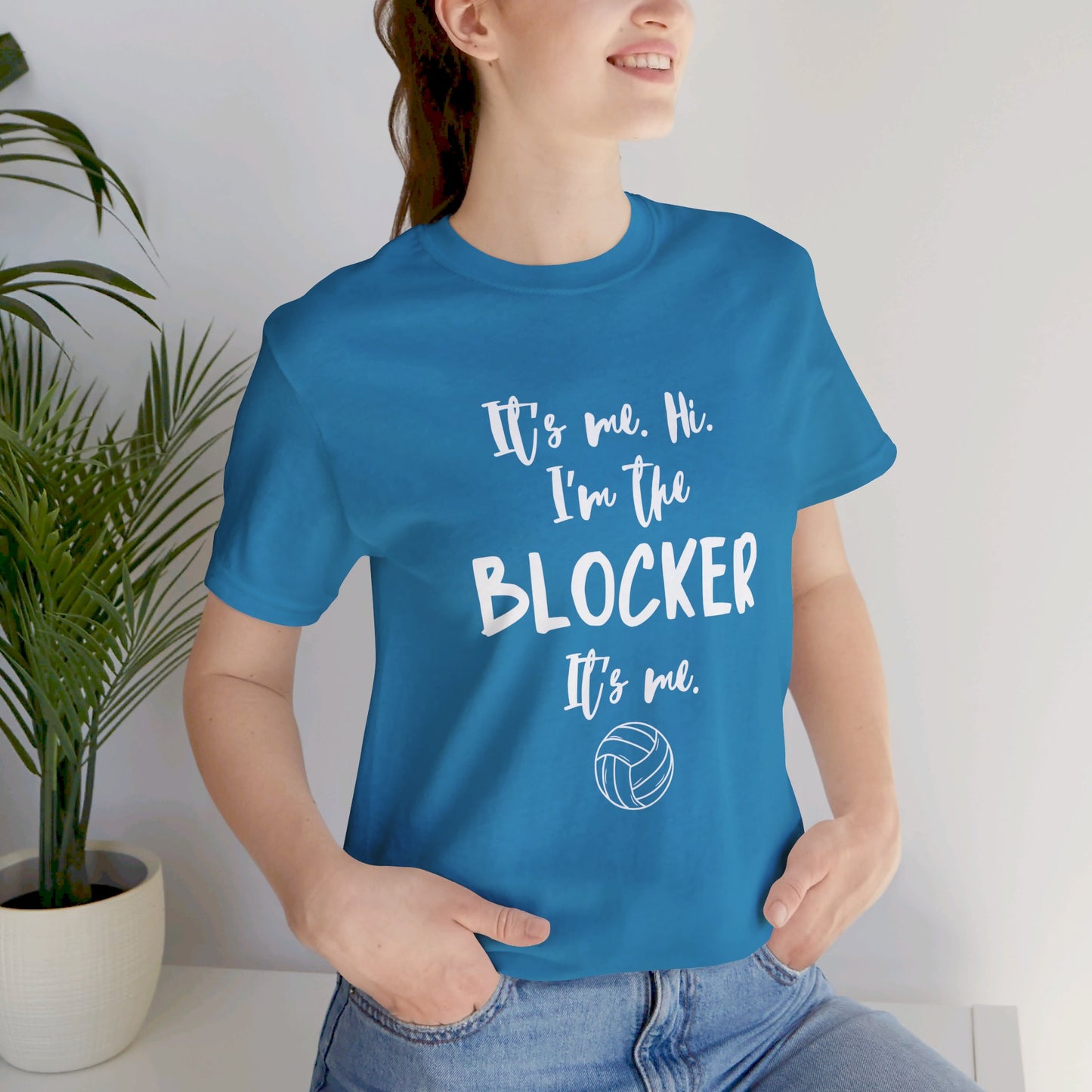 I'm the Blocker - Copy of Unisex Jersey Short Sleeve Tee
