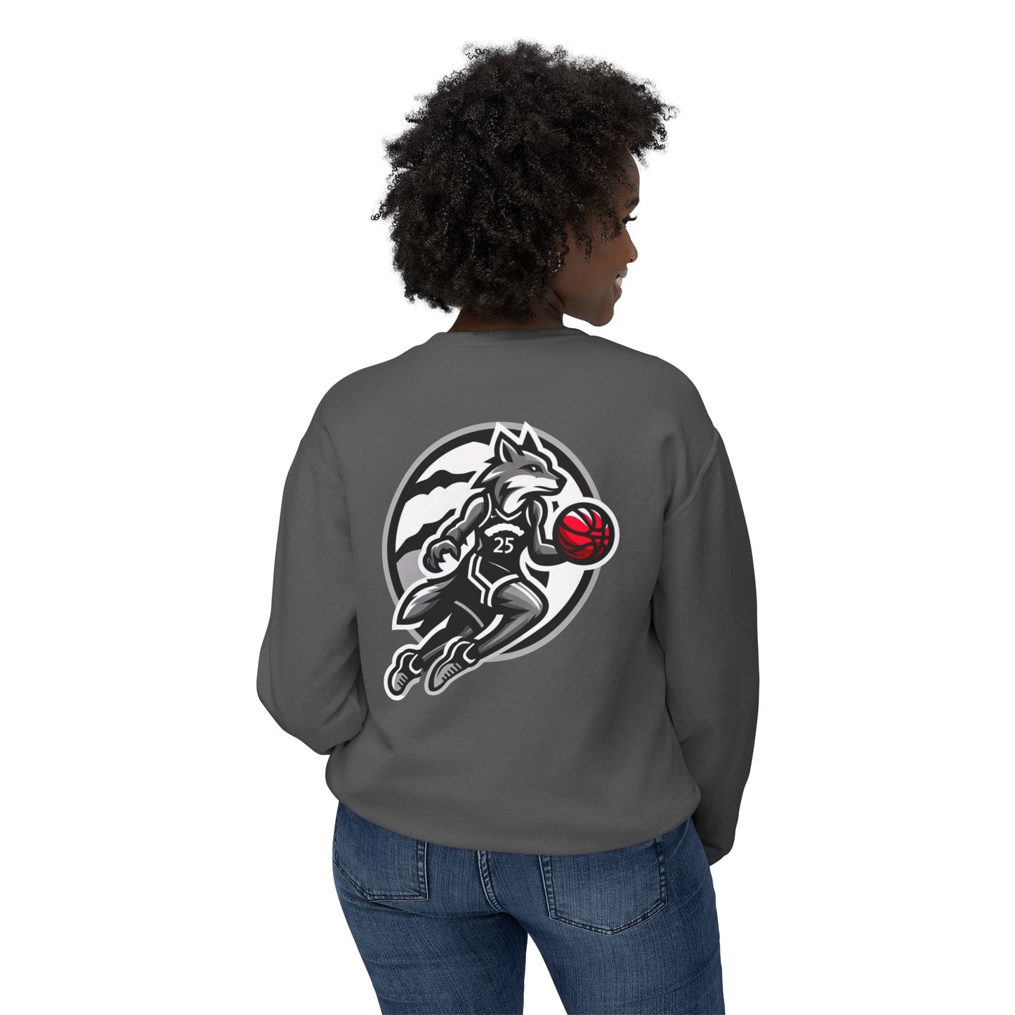CTMS Basketball Unisex Lightweight Crewneck Sweatshirt - Perfect for Fans & Players