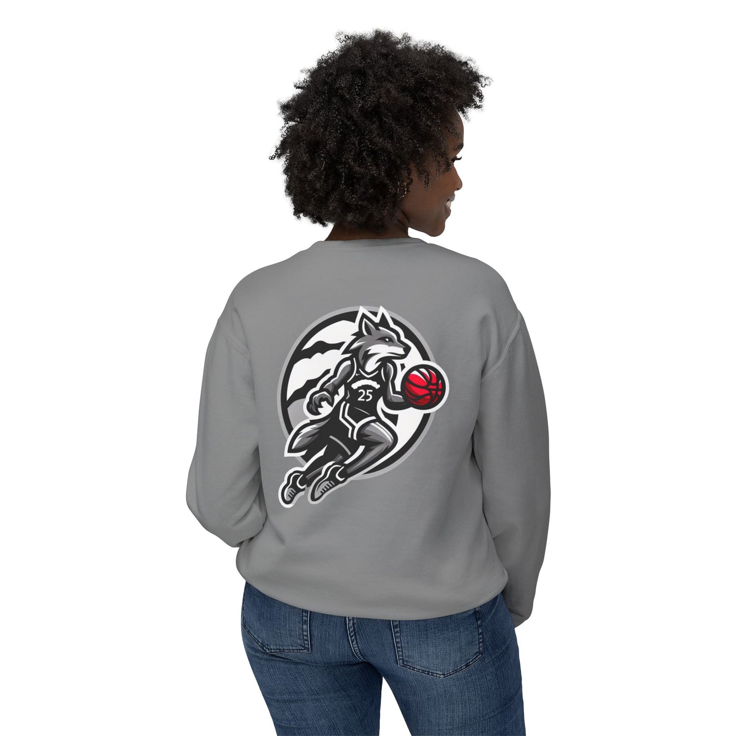 CTMS Basketball Unisex Lightweight Crewneck Sweatshirt - Perfect for Fans & Players