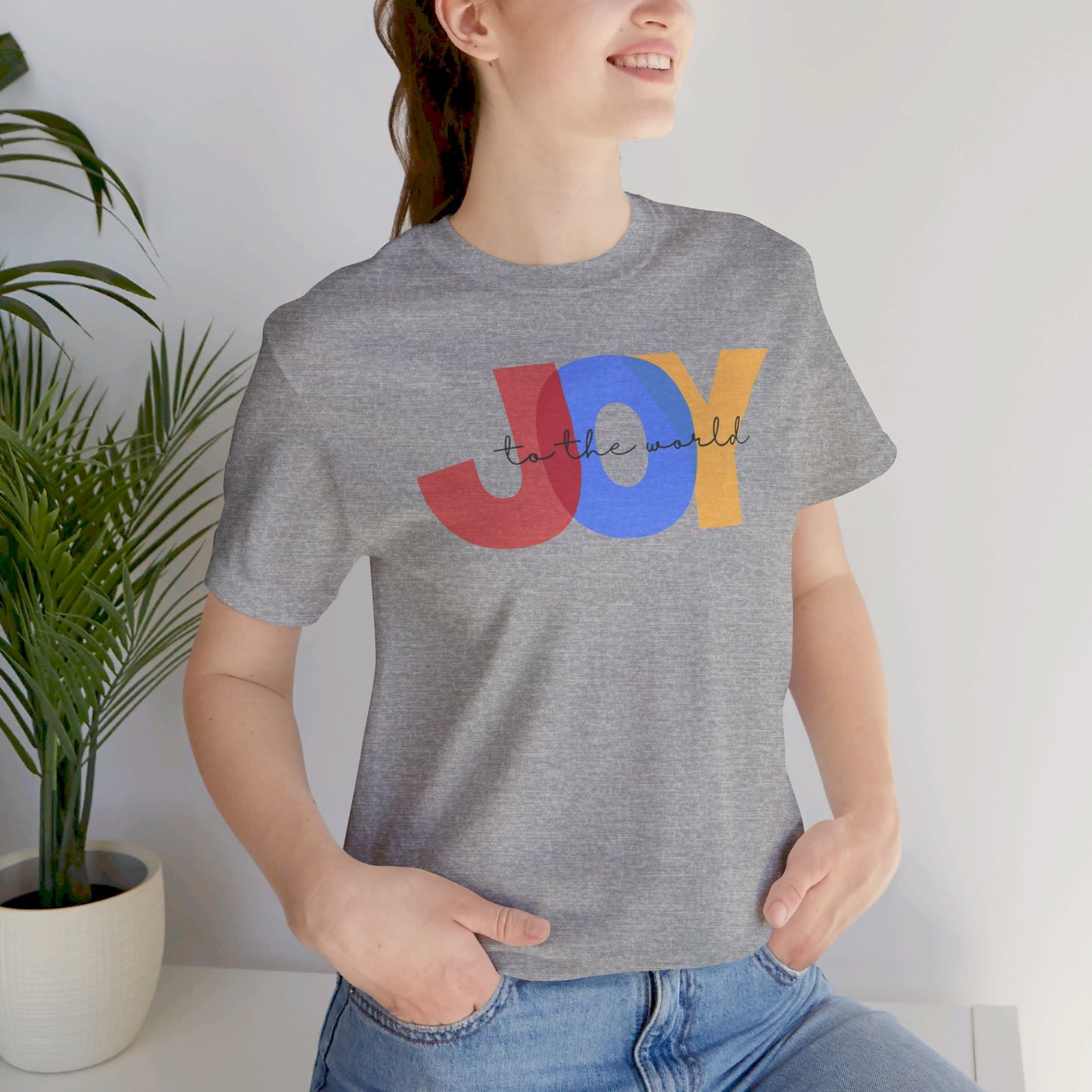 Joy to the World - Unisex Jersey Short Sleeve Tee