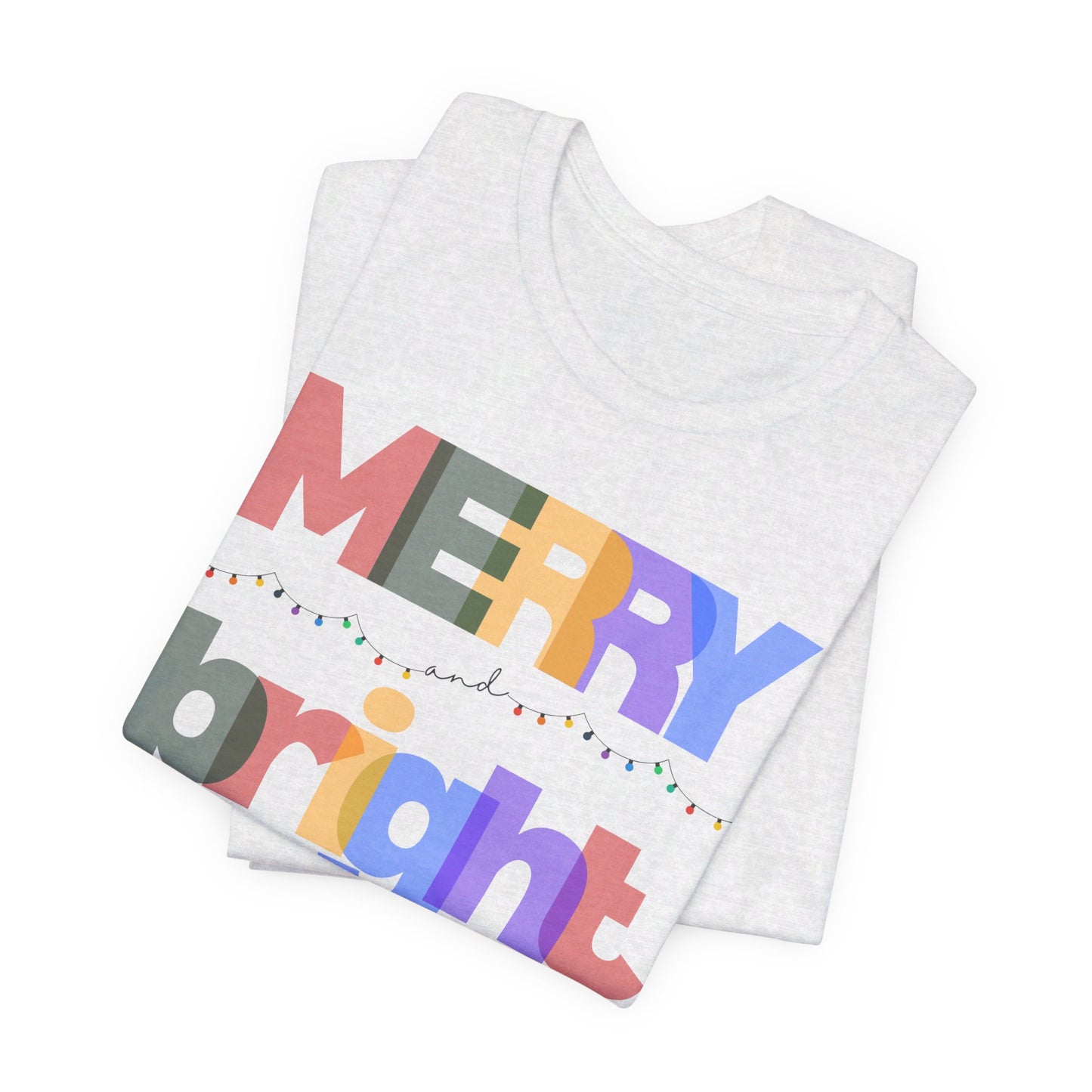 Merry and Bright Unisex Jersey Short Sleeve Tee