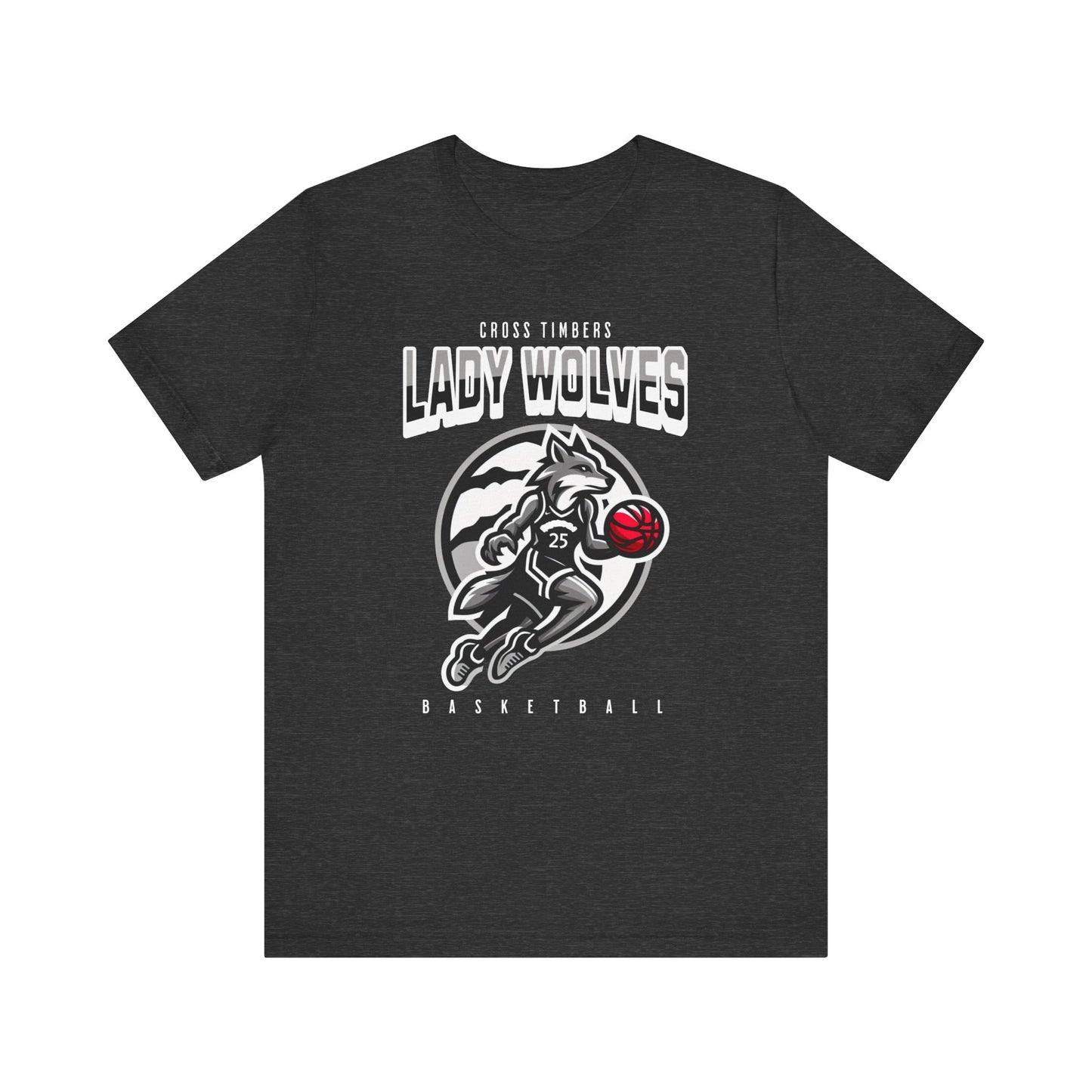 Lady Wolves Basketball Unisex Jersey Tee