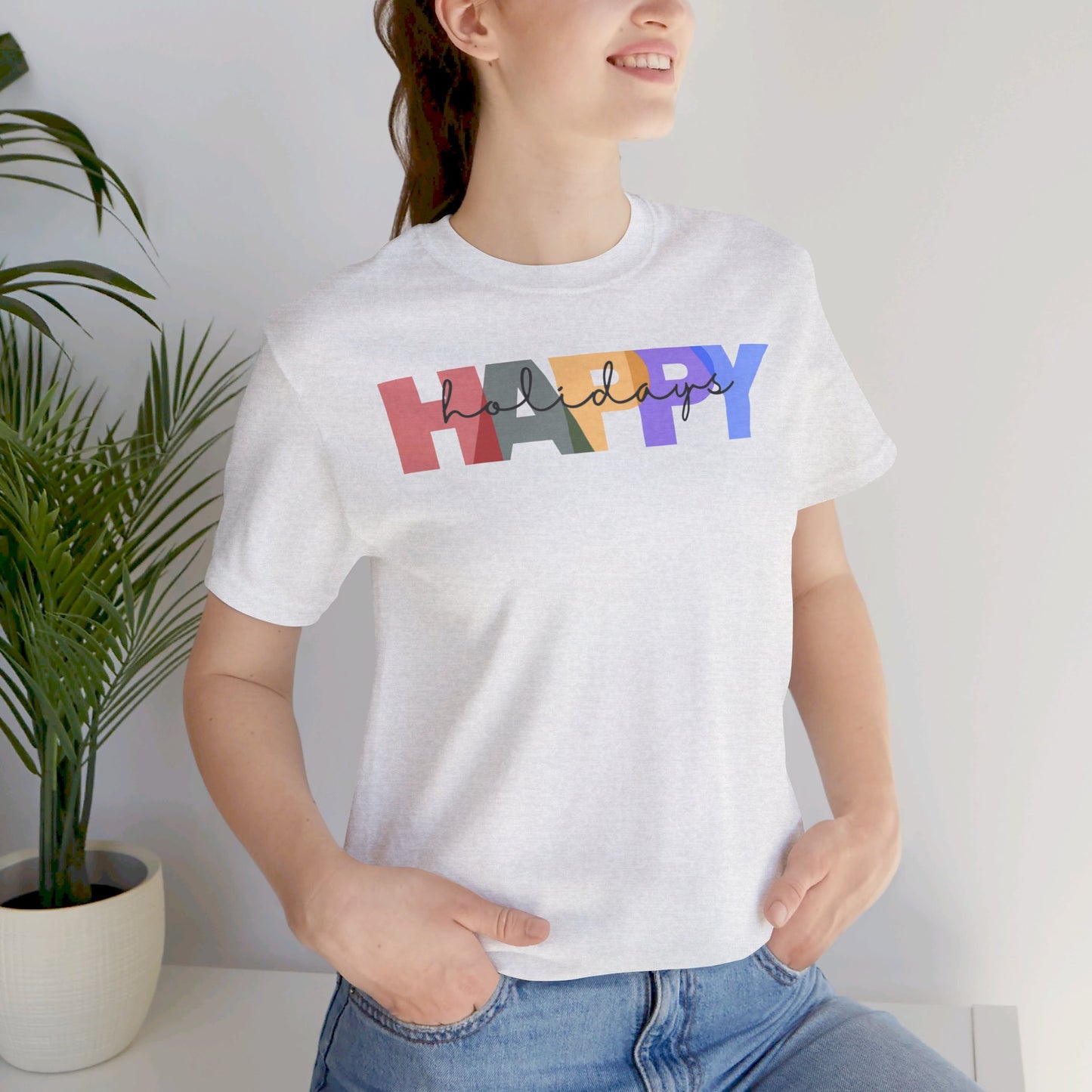 Happy Holidays - Unisex Jersey Short Sleeve Tee