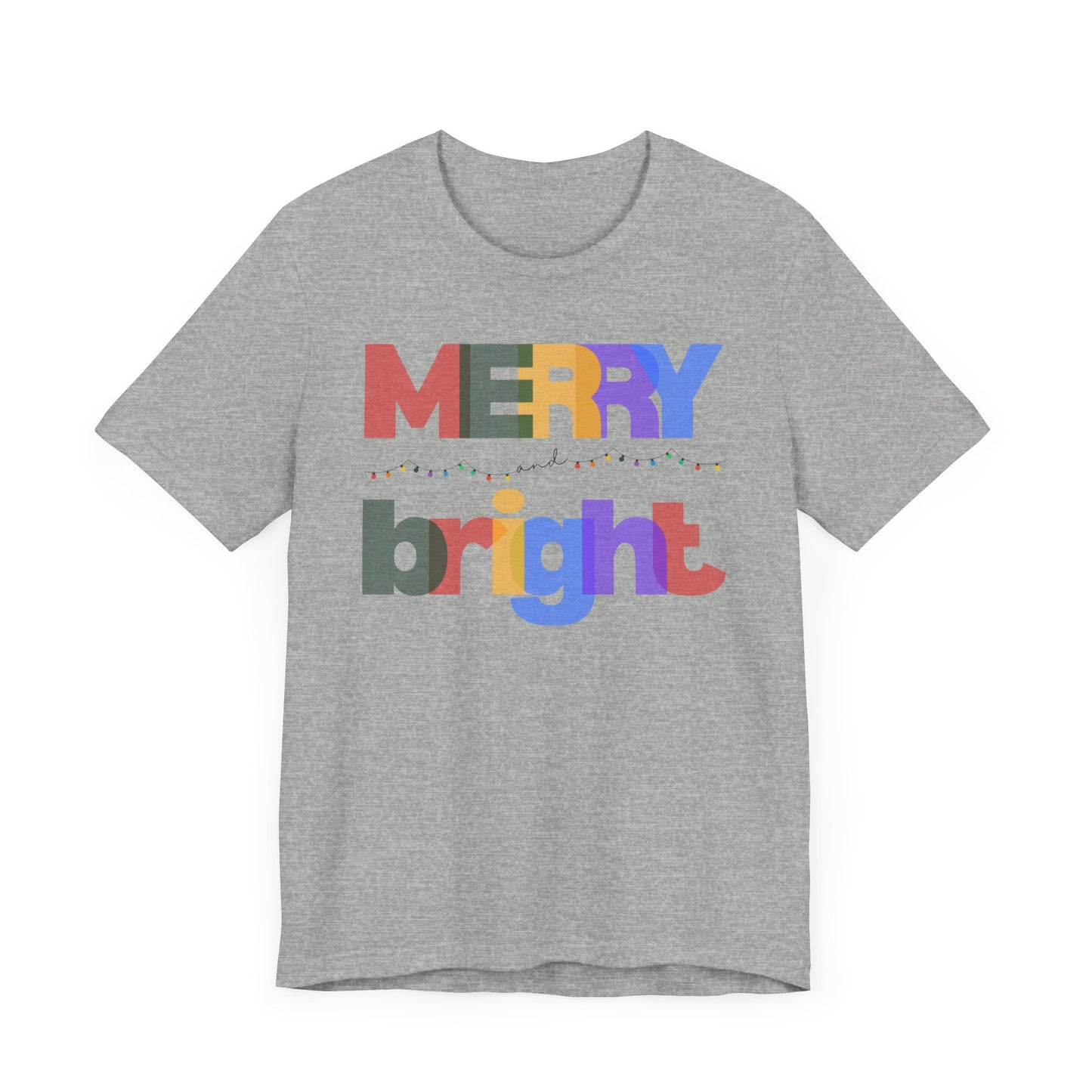 Merry and Bright Unisex Jersey Short Sleeve Tee