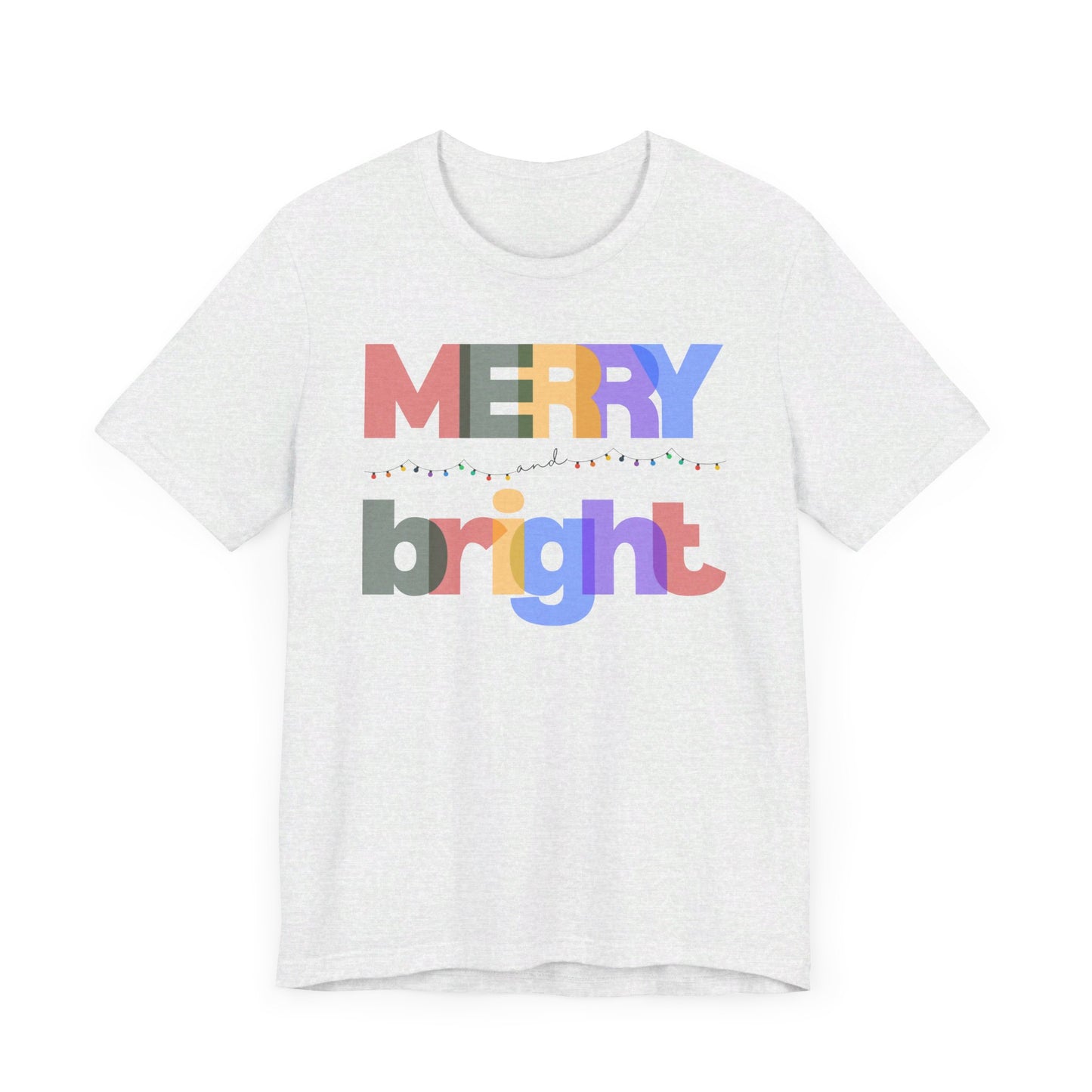 Merry and Bright Unisex Jersey Short Sleeve Tee