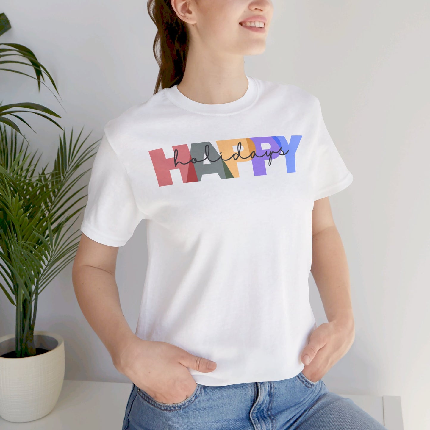 Happy Holidays - Unisex Jersey Short Sleeve Tee