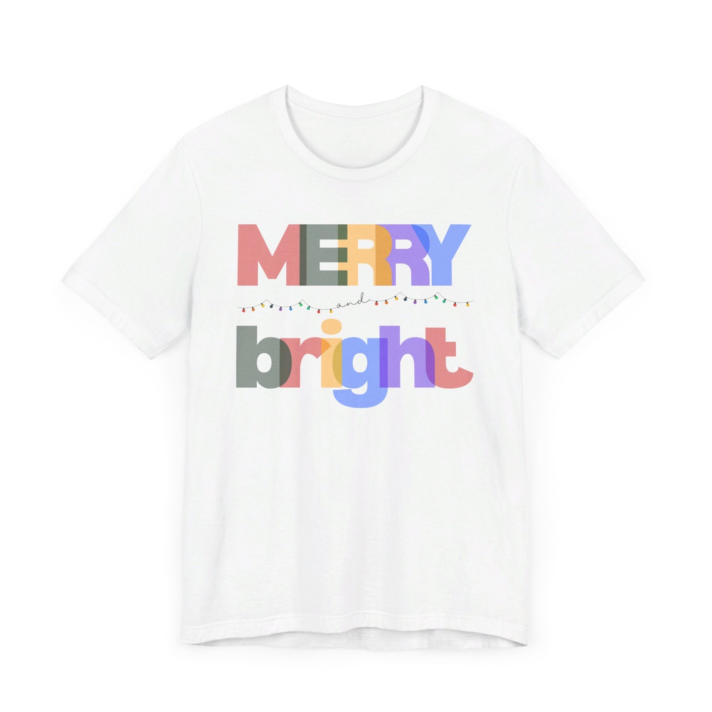 Merry and Bright Unisex Jersey Short Sleeve Tee