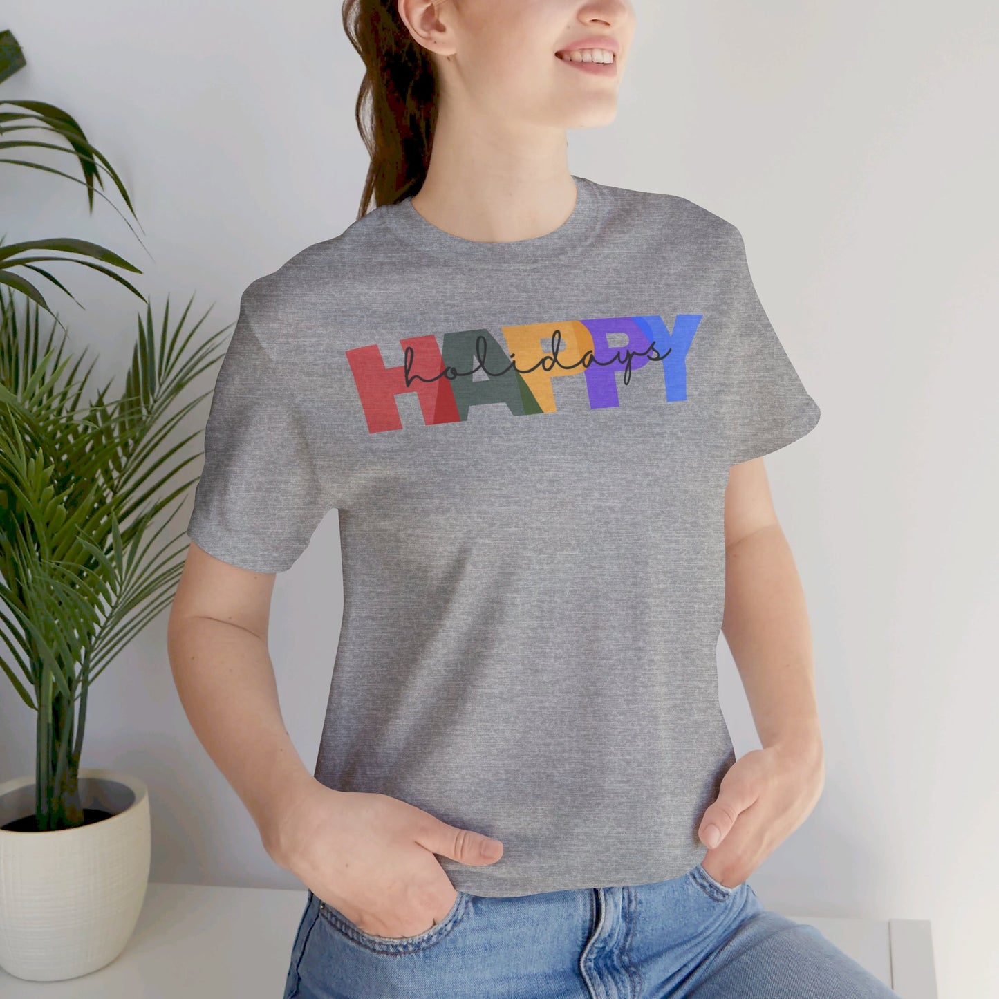 Happy Holidays - Unisex Jersey Short Sleeve Tee