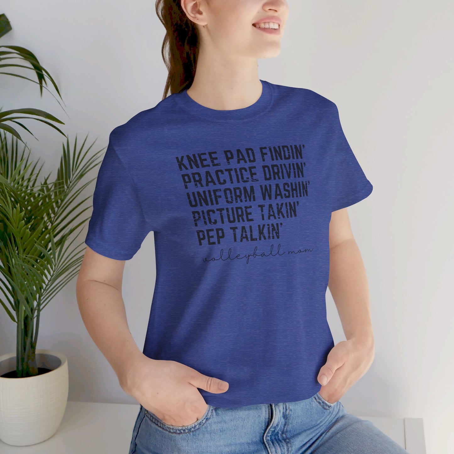 Volleyball Mom Unisex Jersey Short Sleeve Tee