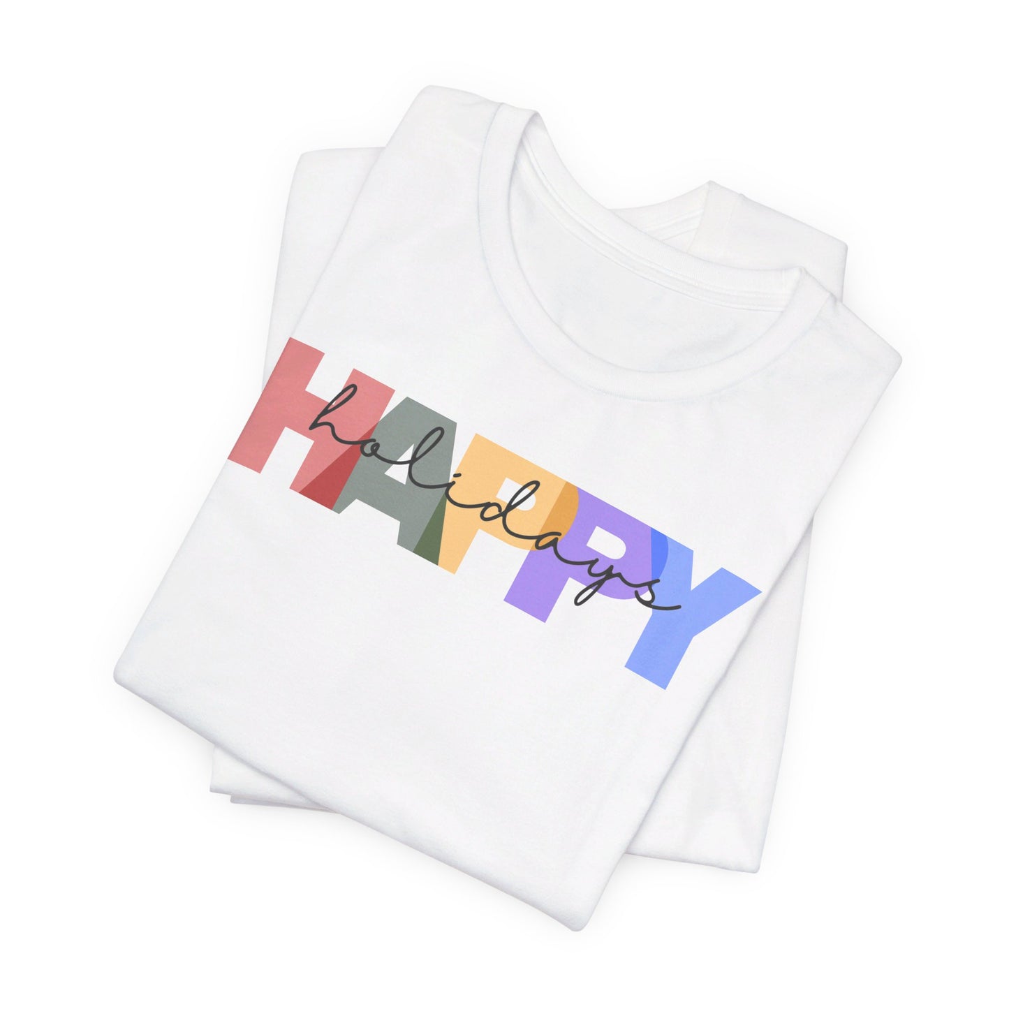 Happy Holidays - Unisex Jersey Short Sleeve Tee
