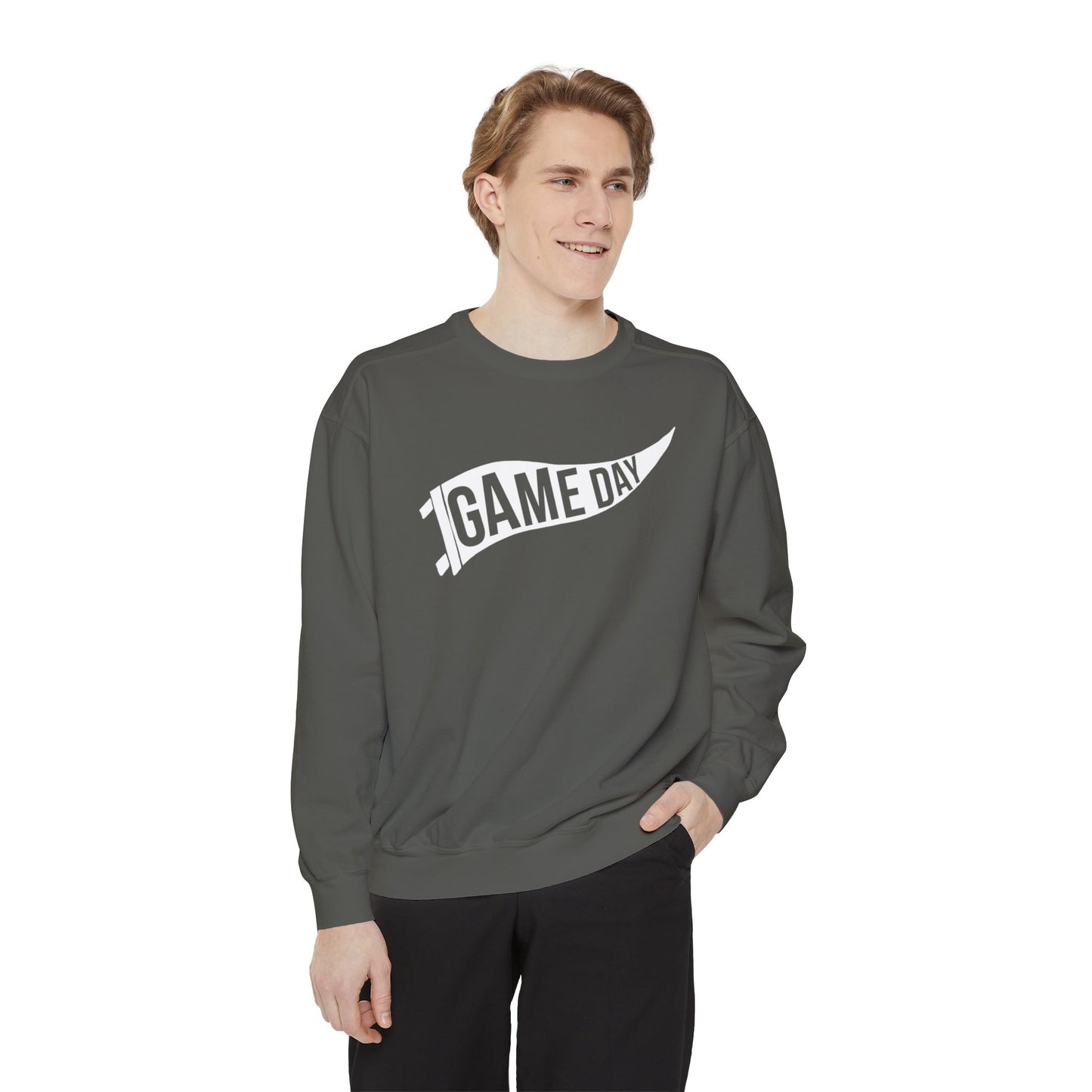 Game Day Pennant Sweatshirt Unisex Garment-Dyed Sweatshirt