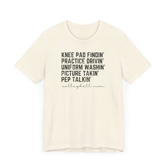 Volleyball Mom Unisex Jersey Short Sleeve Tee